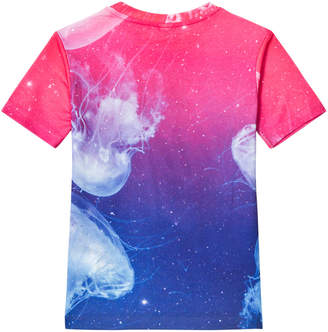 Hype Blue and Pink Space Jelly Print Branded T-Shirt