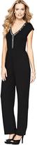 Thumbnail for your product : Savoir Embellished Jersey Jumpsuit