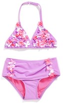 Thumbnail for your product : Hula Star 'Enchanted Garden' Two-Piece Swimsuit (Toddler Girls & Little Girls)