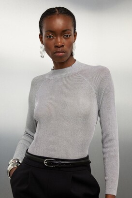 Silver Knit Top, Shop The Largest Collection