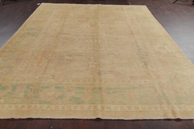 World Menagerie One-of-a-Kind Hults Hand-Knotted New Age Beige 9'1\