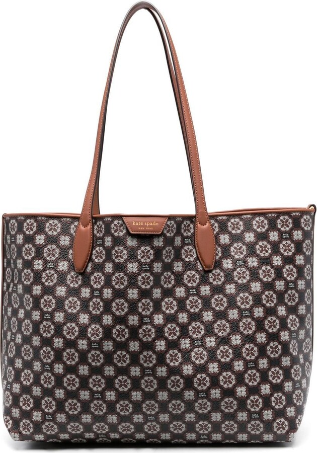 Kate spade gingham canvas tote, Luxury, Bags & Wallets on Carousell