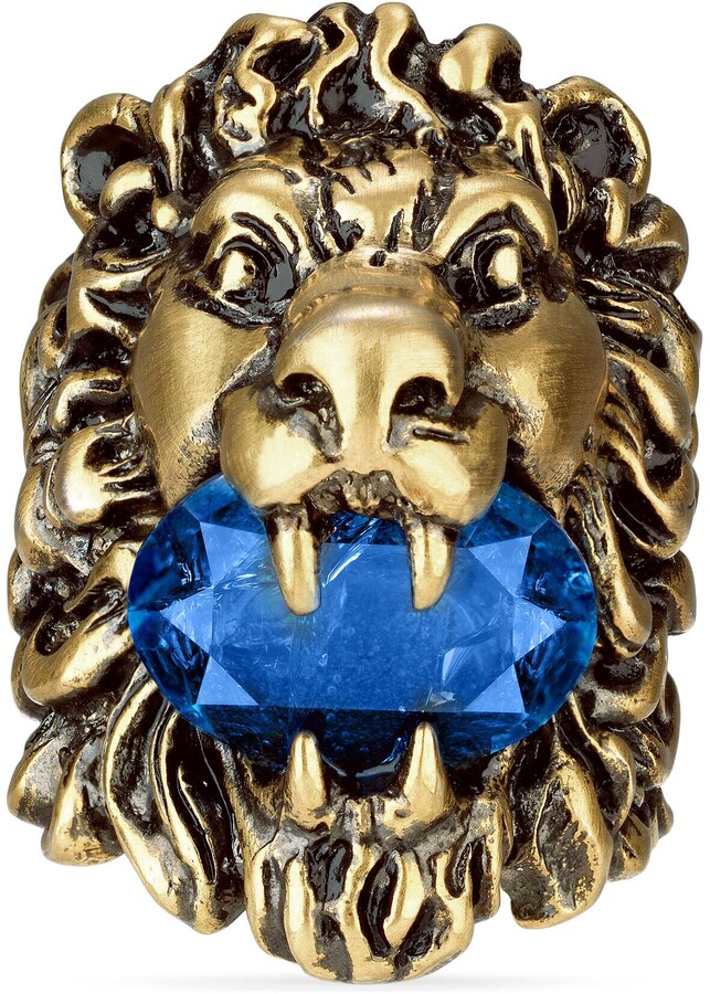gucci lion rings