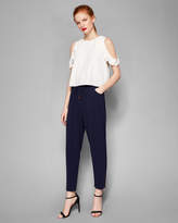 Thumbnail for your product : Ted Baker LULAY Colour-block cold shoulder jumpsuit