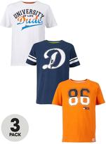 Thumbnail for your product : Demo Boys Varsity T-shirts (3 Pack)