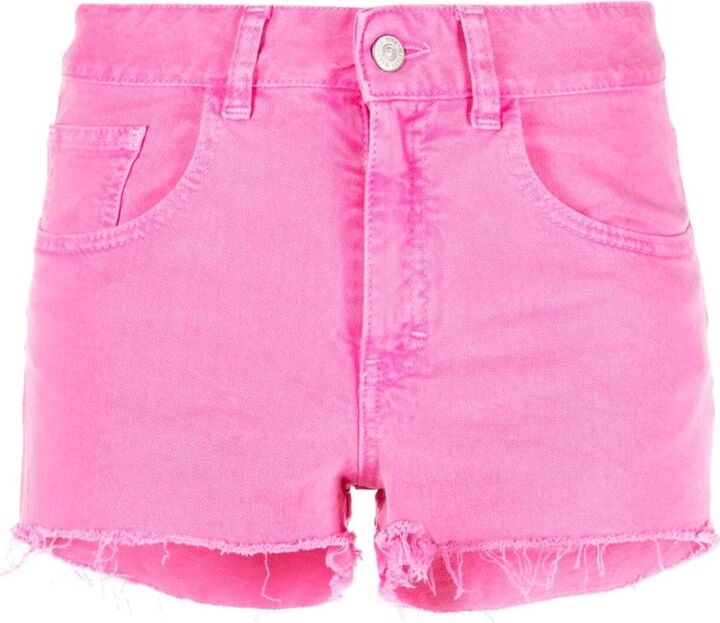 Women's Pink Denim Shorts