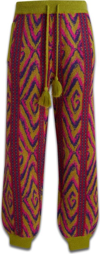 Gucci Patterned Jacquard Drawstring Pants