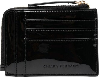 Chiara Ferragni Eyelike-Detail Zip-Around Wallet - ShopStyle