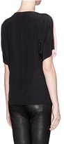 Thumbnail for your product : Nobrand Colourblock silk crepe top