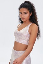 Thumbnail for your product : Forever 21 Metallic Leopard Sports Bra