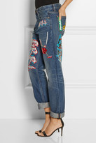Thumbnail for your product : Marc by Marc Jacobs Annie printed mid-rise boyfriend jeans