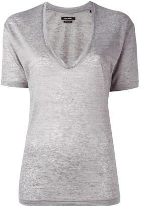 Isabel Marant Maree T-shirt - women - Linen/Flax - L