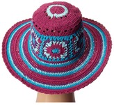 Thumbnail for your product : San Diego Hat Company Kids DL2488 Crochet Macramae Hat w/ Stripe Pattern