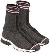 Thumbnail for your product : Fendi Fabric Sock Sneakers