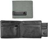 Thumbnail for your product : Nixon Showtime Bi-fold ID khaki zip wallet