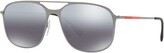 Thumbnail for your product : Prada 53TS 56 Men's Aviator Sunglasses