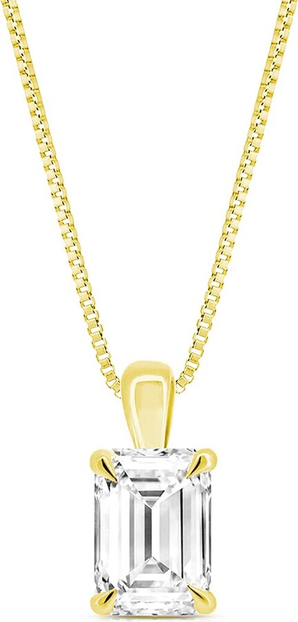 Amairah 14K 3.00 ct. tw. Lab-Grown Diamond Solitaire Pendant Necklace