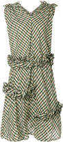 Thumbnail for your product : Stefano Mortari asymmetric checked dress