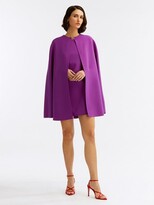 Thumbnail for your product : ODLR Jewel Neck Cape Shift Dress