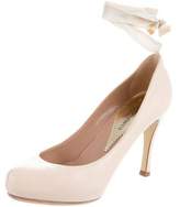 Thumbnail for your product : Emporio Armani Round-Toe Platform Pumps
