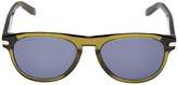 Thumbnail for your product : Ferragamo SF916SM (Khaki/Solid Blue) Fashion Sunglasses