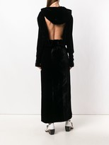 Thumbnail for your product : Almaz Open Back Hoodie Dress