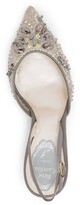Thumbnail for your product : Rene Caovilla Crystal-Embellished Lace Sling-Back Sandals