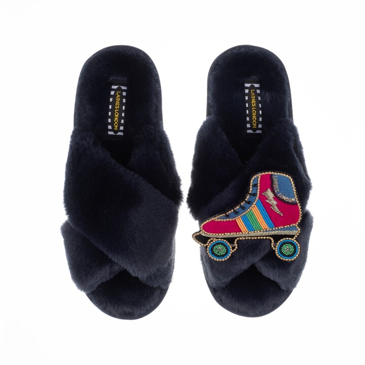 rubber sole boot slippers