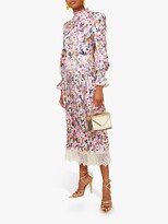 Thumbnail for your product : Little Mistress Pleated Floral Maxi Dress, Multi