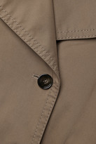 Thumbnail for your product : Acne Studios net Sustain Belted Double-breasted Organic Cotton-blend Gabardine Trench Coat - Light brown