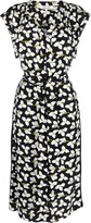 Thumbnail for your product : Diane von Furstenberg Panelled Floral Midi Dress