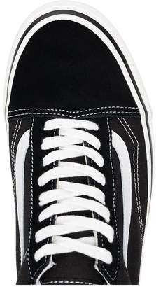 Vans black and white 36 DX Anaheim factory leather and canvas sneakers