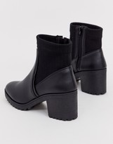 Thumbnail for your product : Qupid heeled boot in black