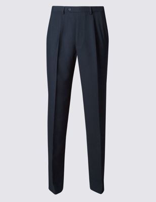 Marks and Spencer Single Pleat Trousers