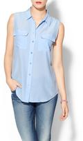 Thumbnail for your product : Equipment Sleeveless Slim Signature Silk Blouse