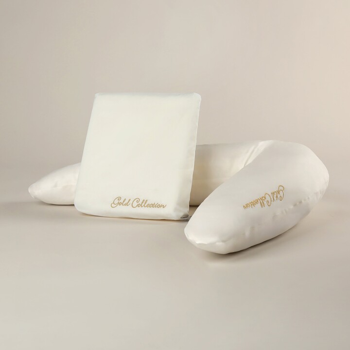 Mother&Baby Organic Cotton VShape Support Pillow & Wedge Set White