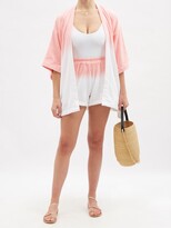 Thumbnail for your product : Terry. Belted Tie-dye Cotton Robe