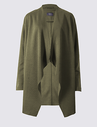 M&S Collection Open Front Waterfall Jacket