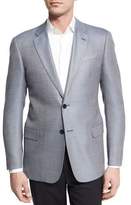 Thumbnail for your product : Armani Collezioni Neat Two-Button Sport Coat, Light Blue/White