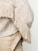 Thumbnail for your product : Jonathan Simkhai Kara fringe-detail knitted polo top