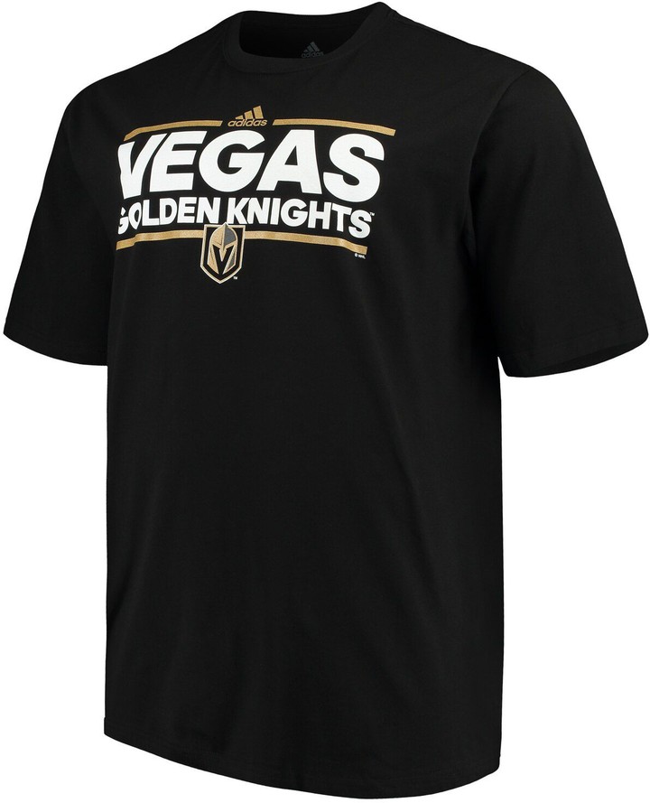 adidas Men's Black Vegas Golden Knights Big & Tall Dassler T-Shirt ...
