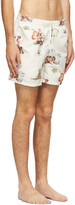 Thumbnail for your product : Bather Off-White Pin-Up Swim Shorts