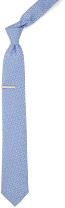 Tie Bar First Look Floral Periwinkle Tie
