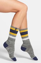 Thumbnail for your product : Kensie Stripe Marled Socks