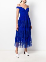 Thumbnail for your product : Self-Portrait Rushed Bardot Dress