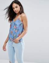 Thumbnail for your product : New Look Floral Plisse Cami