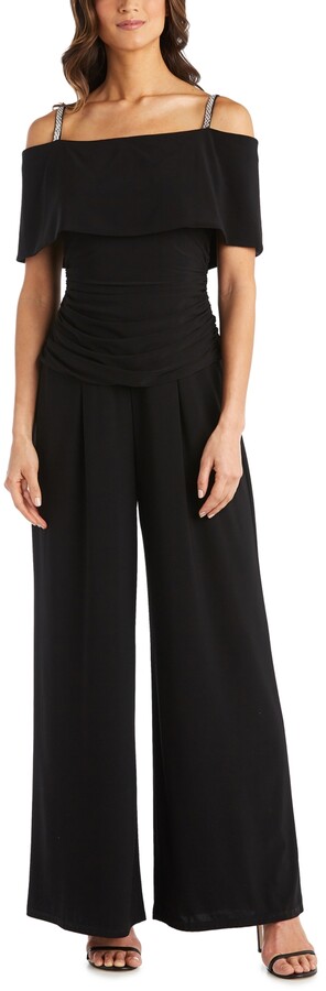 cold shoulder romper pants