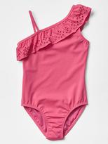 Thumbnail for your product : Gap Eyelet ruffle swim one-piece