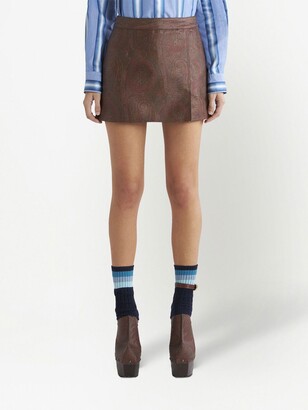 Etro Paisley-Print Mini Skirt