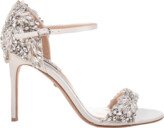 Thumbnail for your product : Badgley Mischka Tampa Embellished Satin Sandals
